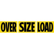 3 Piece Escort Magnetic OSL Sign 12" X 18" - For Pilot Car